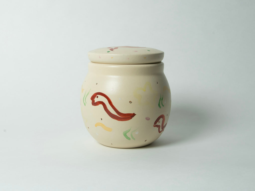 [SINZOW+Sfera] Container with lid (L) _Chinese eel |  蓋もの(L) チンアナゴ