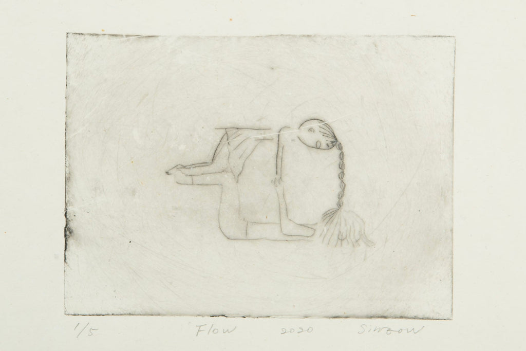 [SINZOW] 額装付き版画作品「Flow」