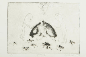 [SINZOW] 額装付き版画作品「Warming」