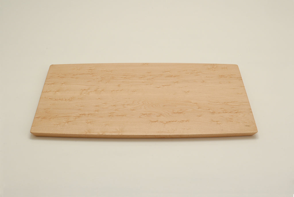 Birds eye maple Barrel-shaped tray L | バーズアイメープルの折敷 (SPR0207)