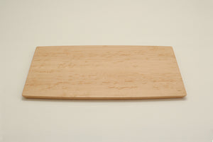 Birds eye maple Barrel-shaped tray L | バーズアイメープルの折敷 (SPR0207)