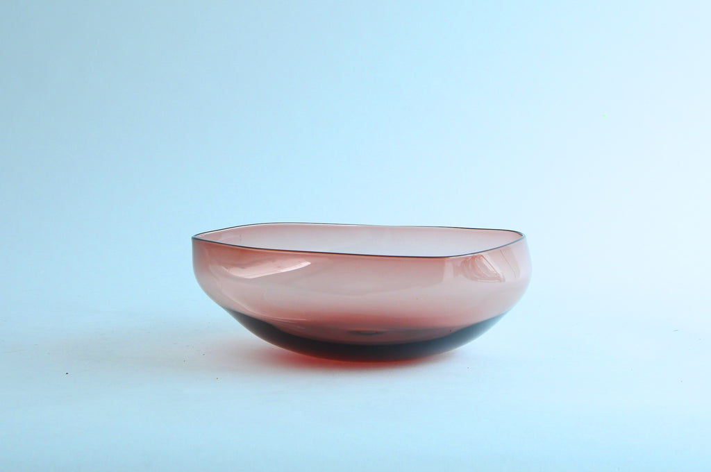Pentagonal glass vase | 五角形ガラスボウル
