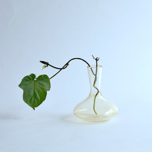 Glass vase | 吹きガラスの一輪挿し