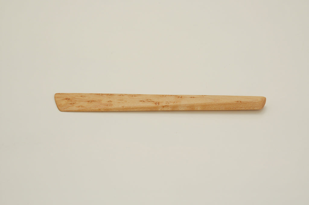 Birds eye maple putty knife | バーズアイメープルのパテナイフ